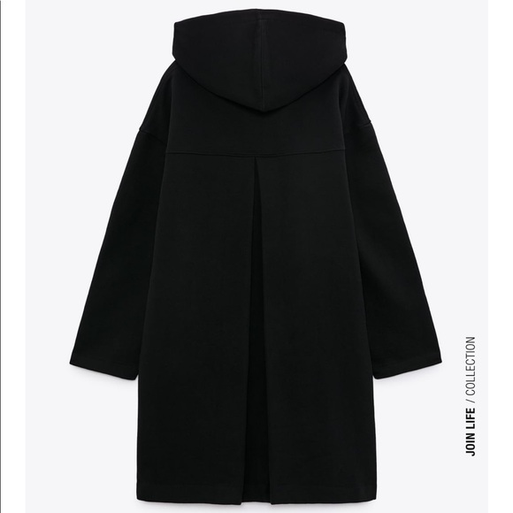 Zara hooded plush coat - Picture 5 of 5